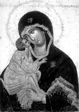Донская икона Божией Матери. Конец XIV в.