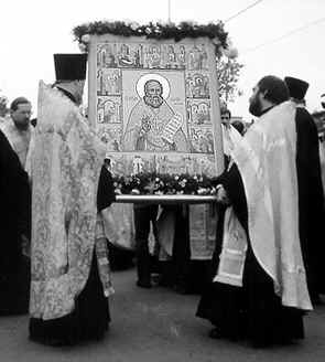 Икона святого праведного Алексия Мечева
