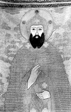 Покров на раку Александра Невского. 1695
